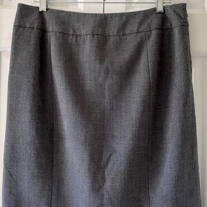 Kenneth Cole Womens Gray Office Pencil Skirt 10